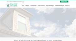 Desktop Screenshot of drainrightguttering.com